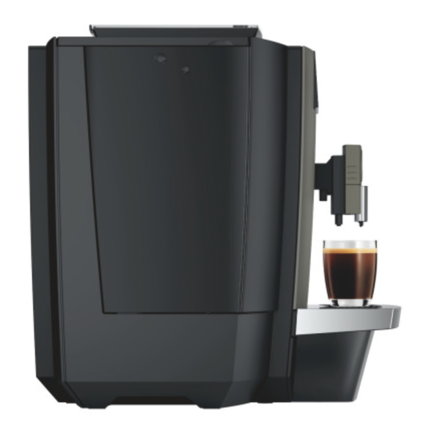 Jura X4c Dark inox(EA) linkerzijkant