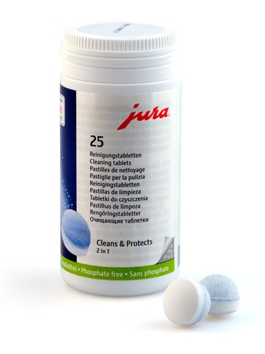 [JURA-CLEAN-TAB-25] Jura Reinigingstabletten 25st